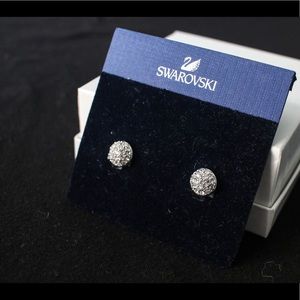 SOLD! Swarovski Rhinestones Clip Earrings